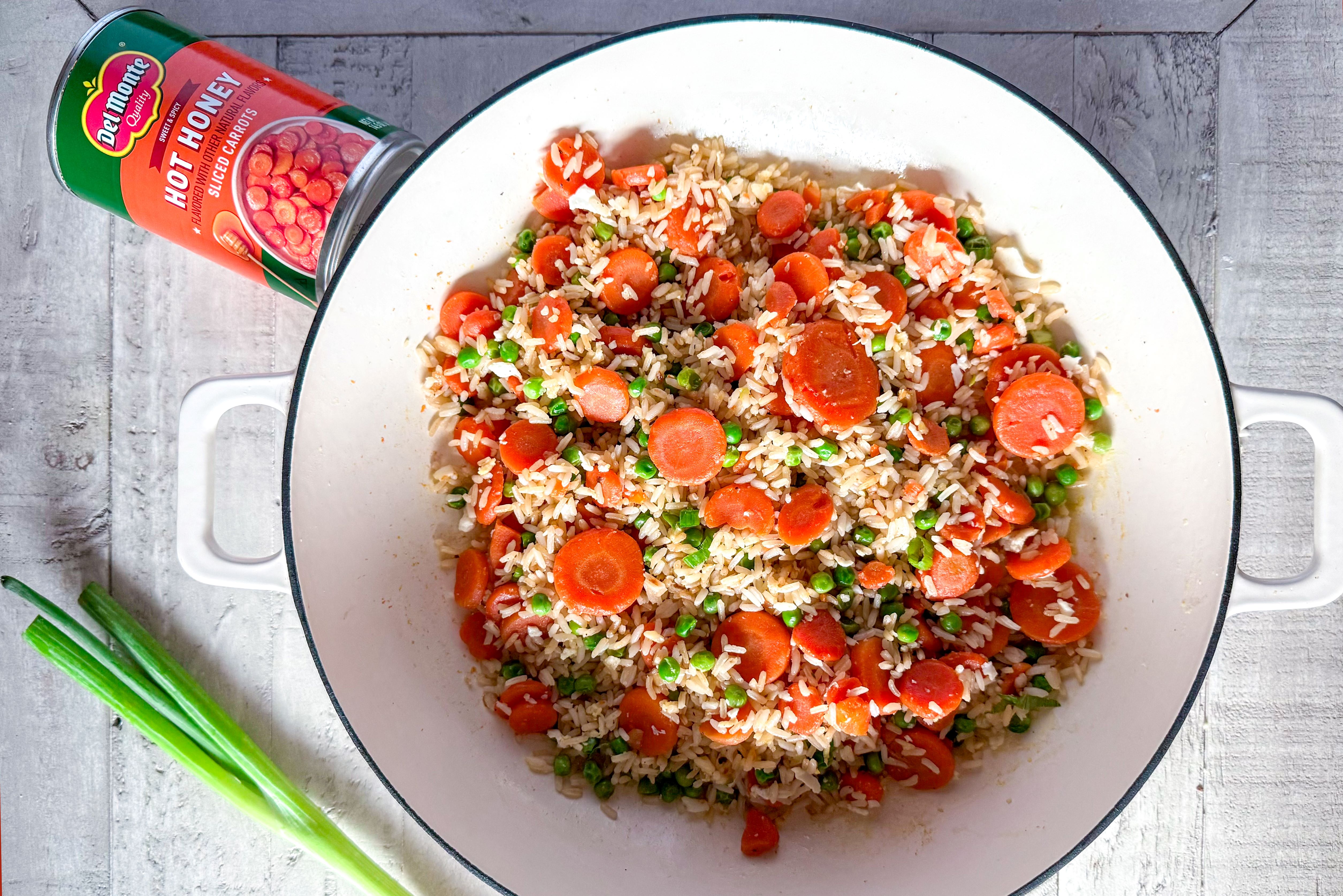Hot Honey Carrot Fried Rice
