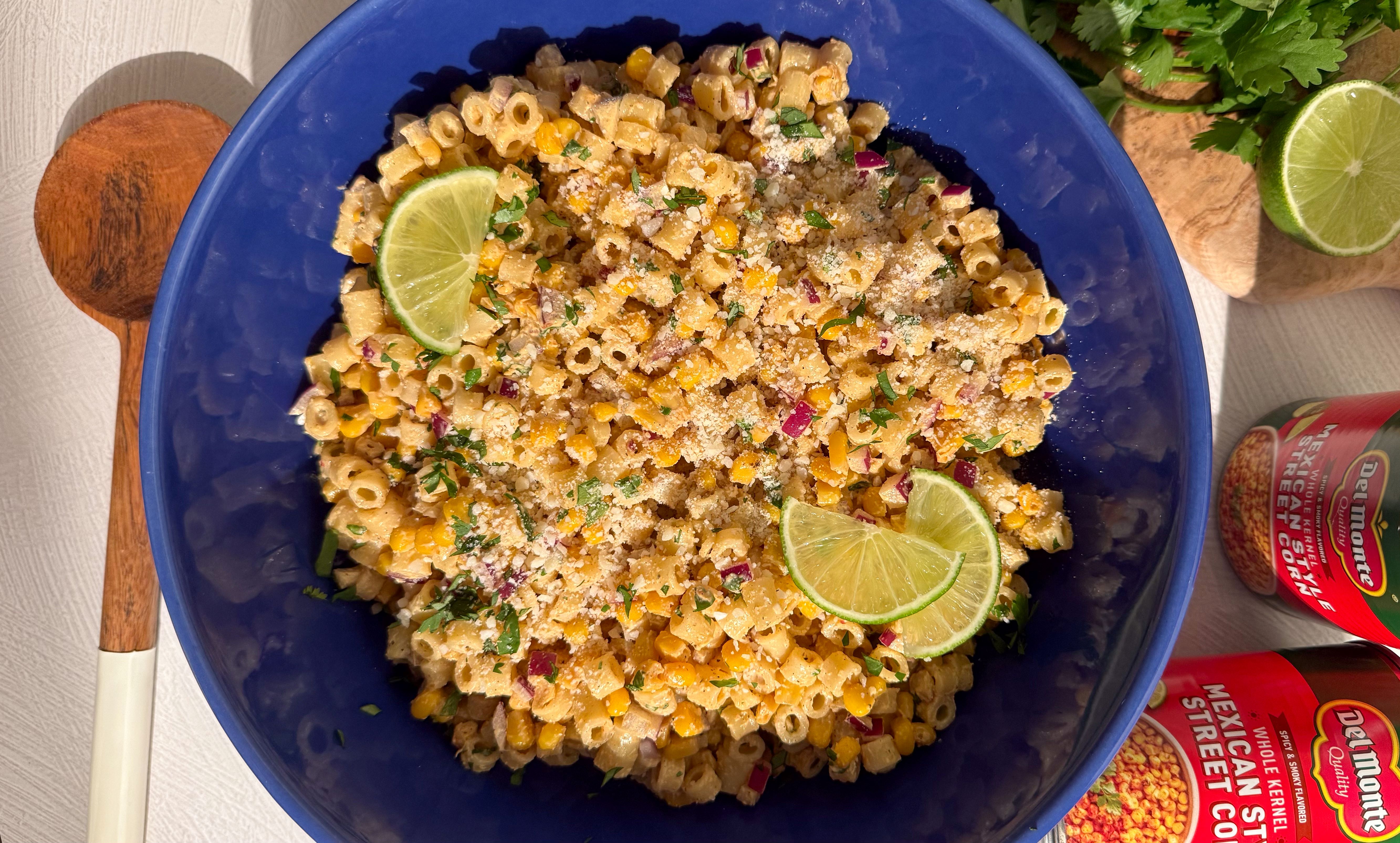 Creamy Mexican Street Corn Pasta Salad